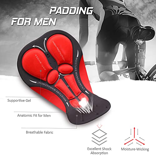 Pantalón corto ciclismo hombre ACAGALA 3D acolchado miniatura 3