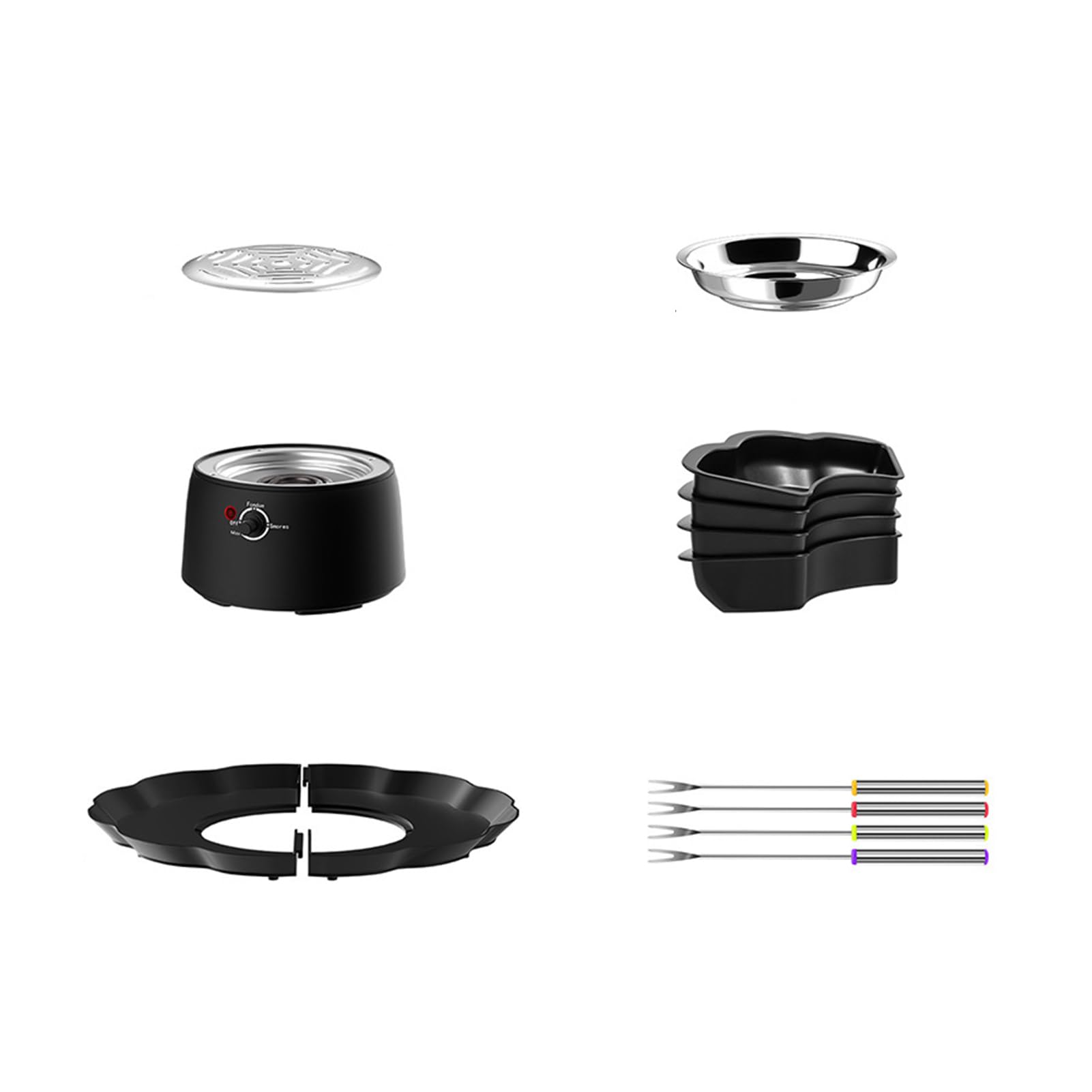 Party Must have: Schokoladen Schmelztopf mit Obstablage