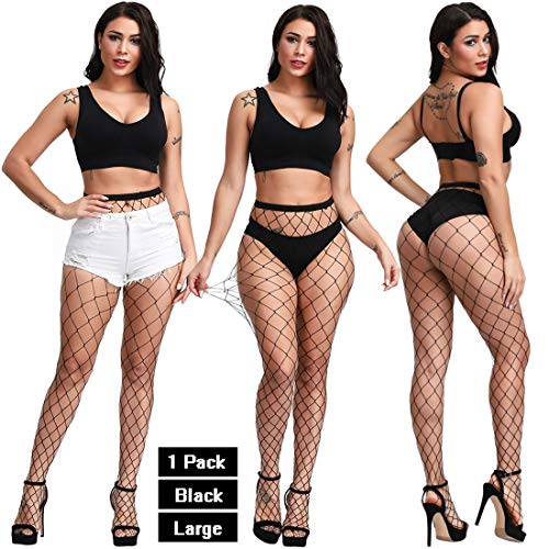 Image of DRESHOW Fishnet Garter Belt Stocking Suspender Pantyhose Tights Thigh High Pantyhose