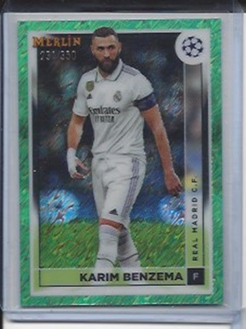 Karim Benzema 2022-23 Topps Merlin Chrome Shimmer Refractor #d 231 