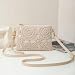 Imagen de Disparatte Bolso Bandolera Mujer Crochet Boho Chic Beige