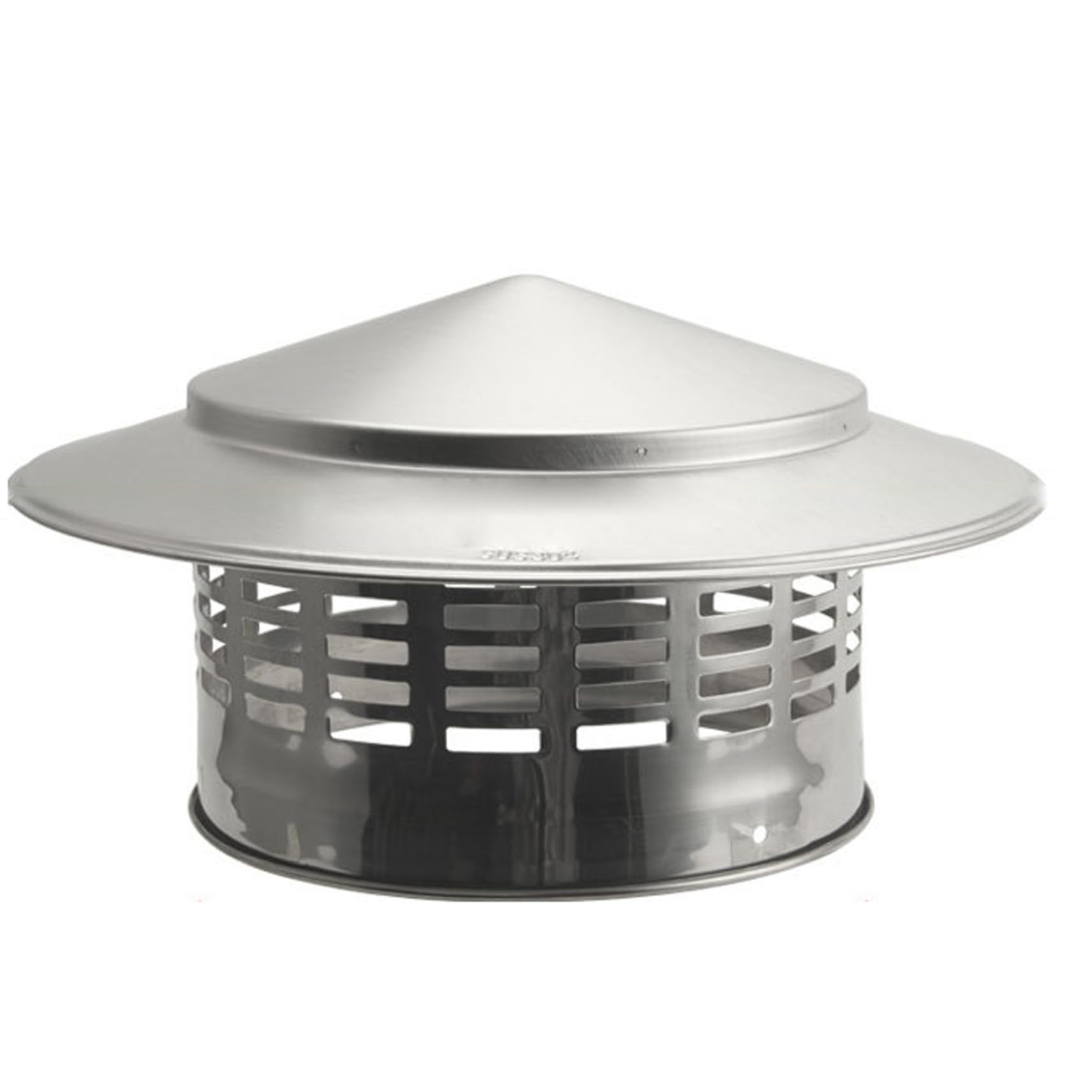 Chimney Cowl 6.3 Inch Inner Dia Stainless Steel Chimney Cap Round Rain Protection Mesh Flue Pipe Cover Bird Guard for Roof Vent Protetion Large