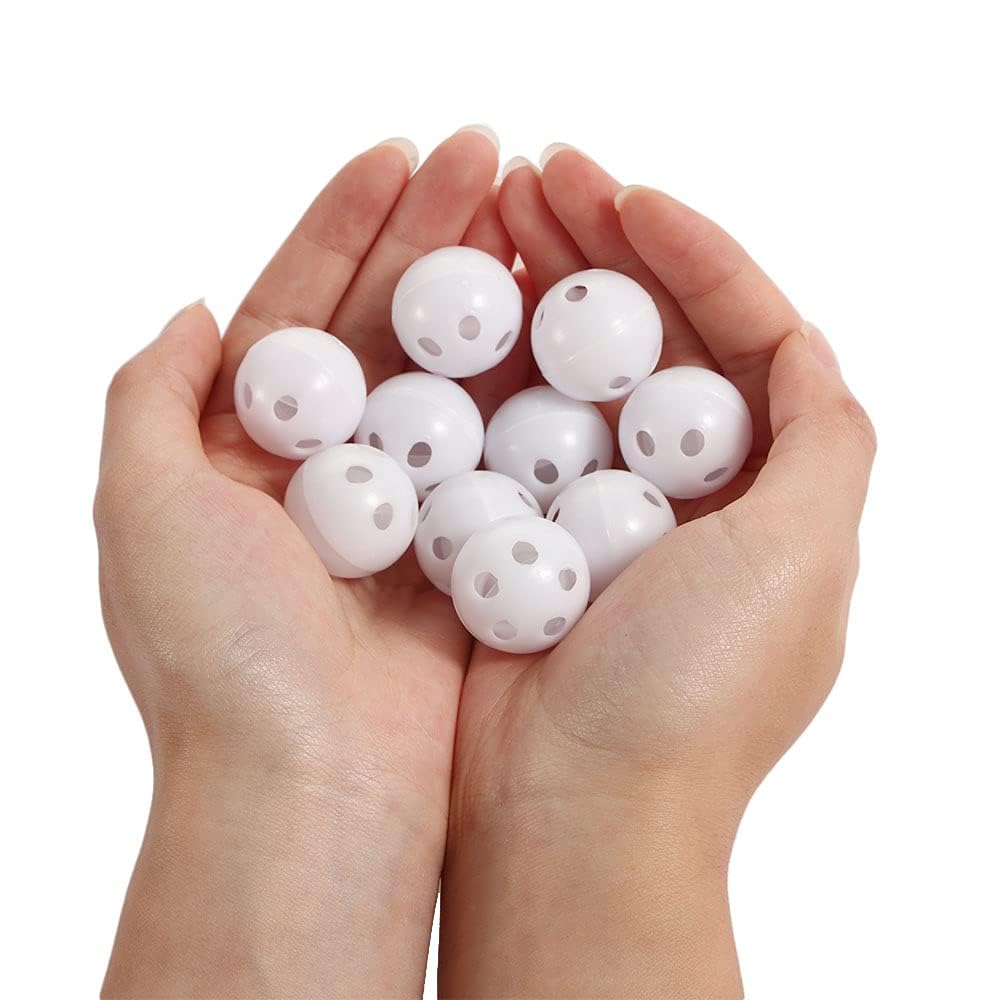 10 Pcs White Rattle Balls Inserts Rattle Box Repair Doll Noise Maker Noise Maker Insert Rattle for Animal Puppet Doll Pet Rattles and Plush Rings