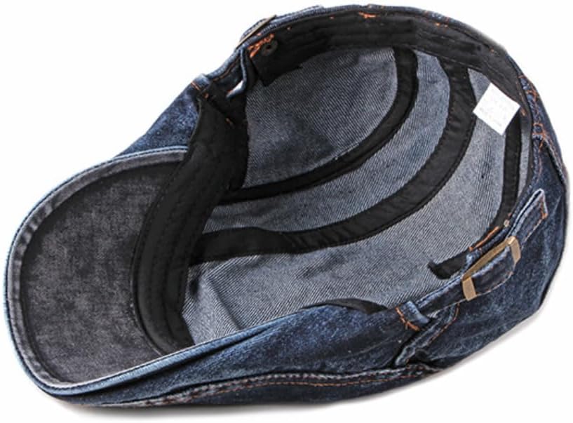 Miniatura 6 de Quanhaigou Gorra de algodón plana Ivy Gatsby Newsboy para hombre, gorra de conducción de hiedra irlandesa ajustable