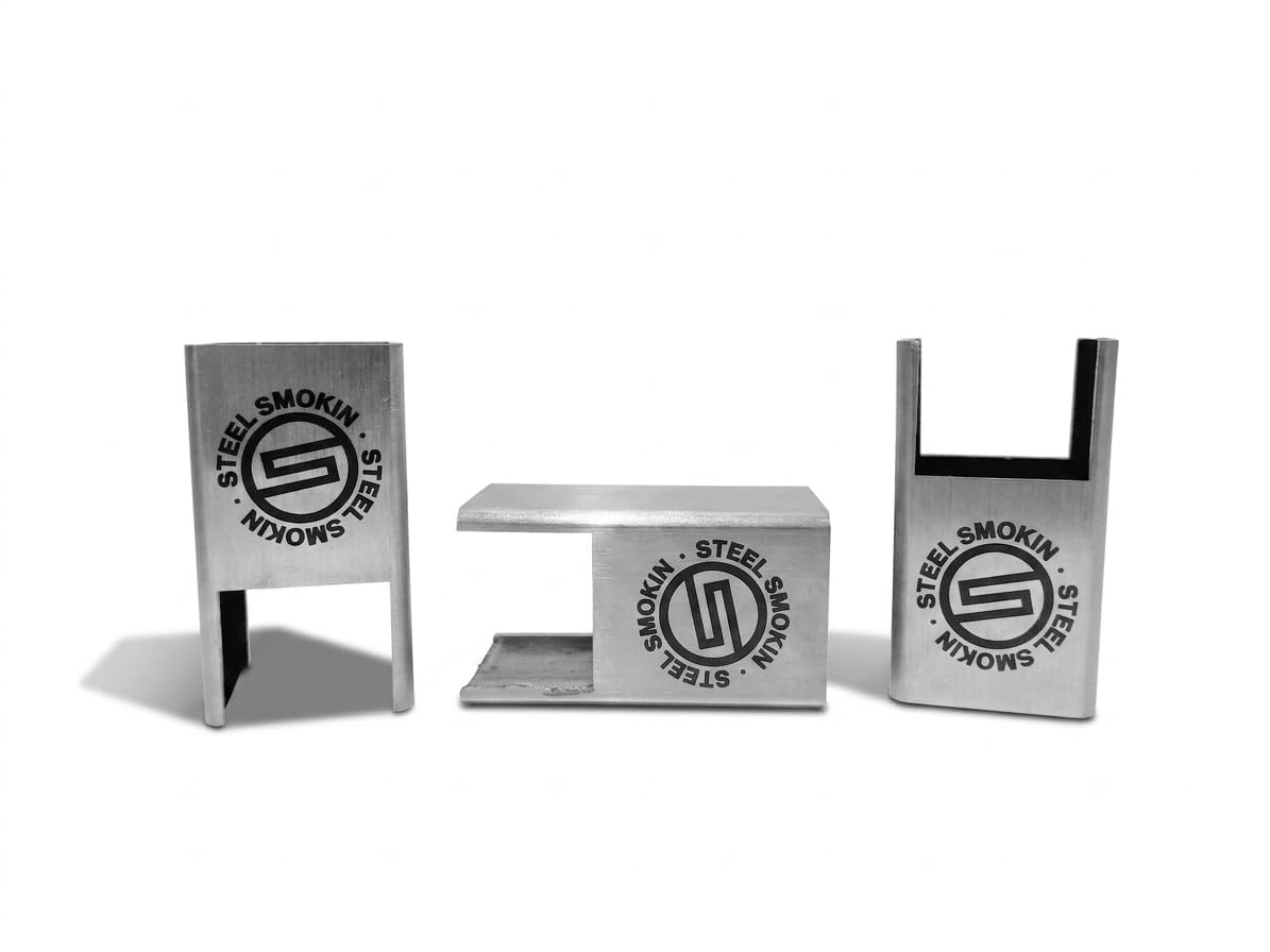 Steel Smokin 3 x Grill Raisers for Latest Aldi 2026 & 2025 Midi Kamado, Stainless Steel
