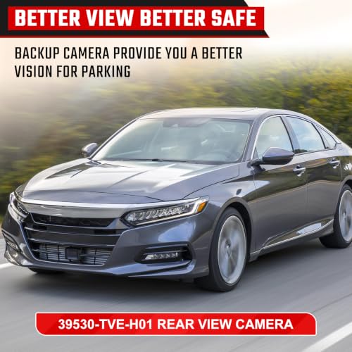 Image of 39530-TVE-H01 Rear Camera Fit for Honda Accord 2018-2021 Reverse Backup Cam | Replaces 39530-TVE-H013-M1, 39530TVEH01