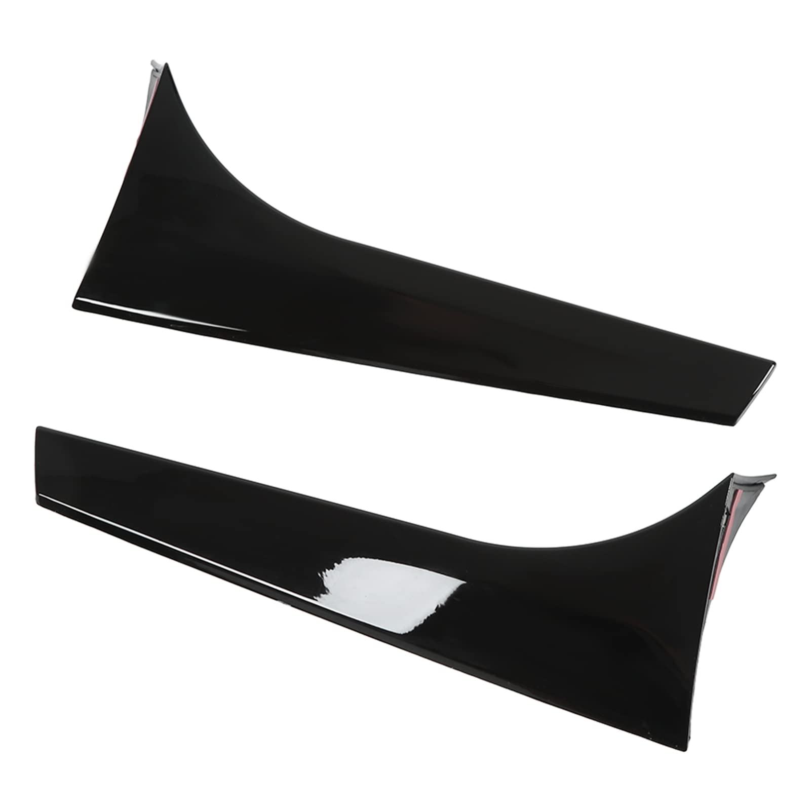 Qiilu Spoiler Laterale Lunotto Posteriore 1 Paio di Sostituzione Spoiler Laterale Lunotto Posteriore Sinistro Destro Nero Lucido per Mercedes Benz Classe B W246 B180 B200 2012‑2018