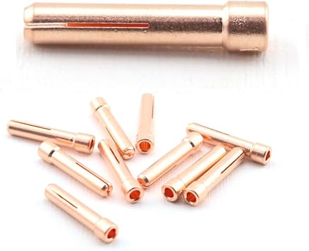 WeldingCity 5-pk TIG Welding Torch STUBBY Collet 4C332 3/32" for Torch 17, 18 and 26 Series