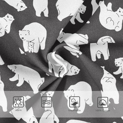 Little Boys Briefs Polar Bear Soft Cotton Toddler Underwear in Sizes 2/3t, 4t, 5t, 6 and 83