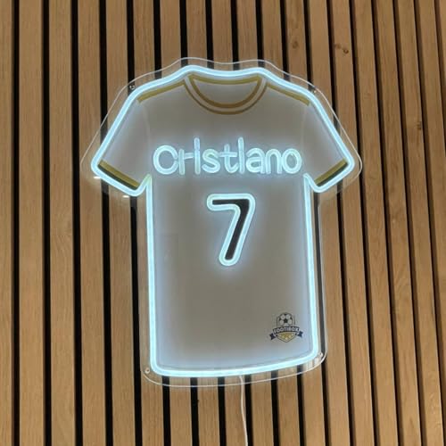Veilleuse maillot de foot personnalisée pour illuminer la chambre d'un enfant fan de Madrid