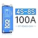 DALY BMS 100A 4S - 8S Built in Bluetooth 1A Active Cell Balancing RS485 CAN for 12V - 24V LiFePO4/Li - ion/LTO Battery Packs Perfect for RV, Portable Power Station, Trolling Motor