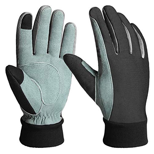 Bessteven Winter Running Gloves Men Women Touchscreen Windproof Waterproof Thermal in Cold Weather for Biking Driving Cycling