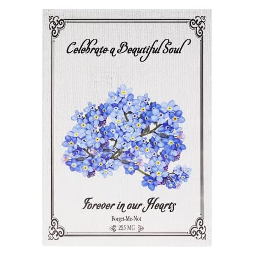 Beautiful Forget-Me-Not Memorial Seed Packets