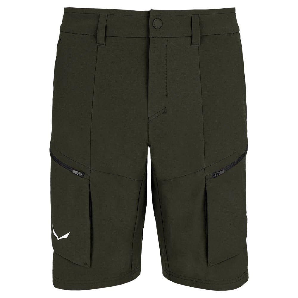 Salewa Puez Durastretch Cargo Shorts Men Dark Olive