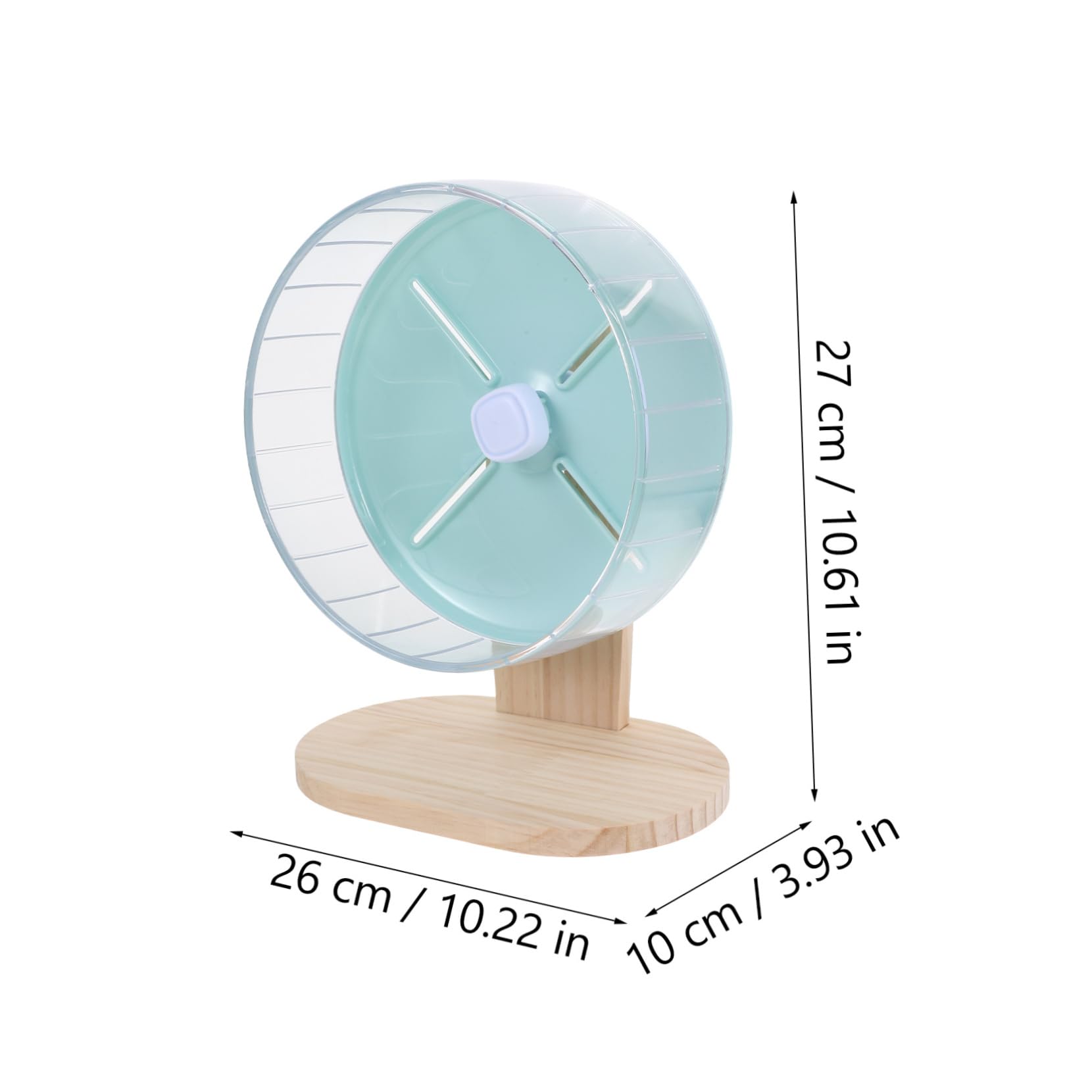 Luxshiny 1 Ensemble Roue de Course Silencieuse pour Petits Animaux Accessoire pour Hamster et Chinchilla Amusement Interactif et du Stress