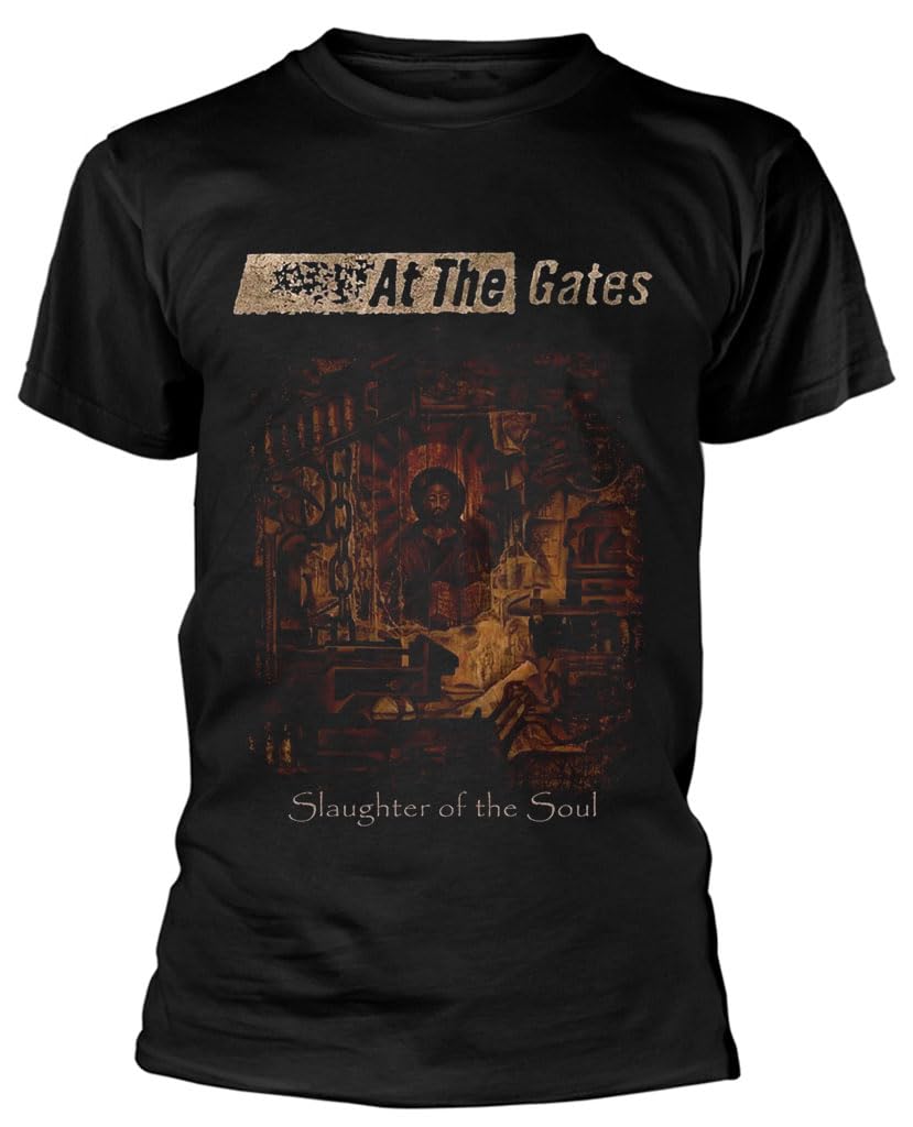 Razamataz Unisex Black At The Gates 'Slaughter Of The Soul' (Black) T-Shirt (As8, Alpha, X_l, Regular, Regular)