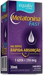 Suplemento Líquido Equaliv melatonina Fast 30ml Rápida Absorção