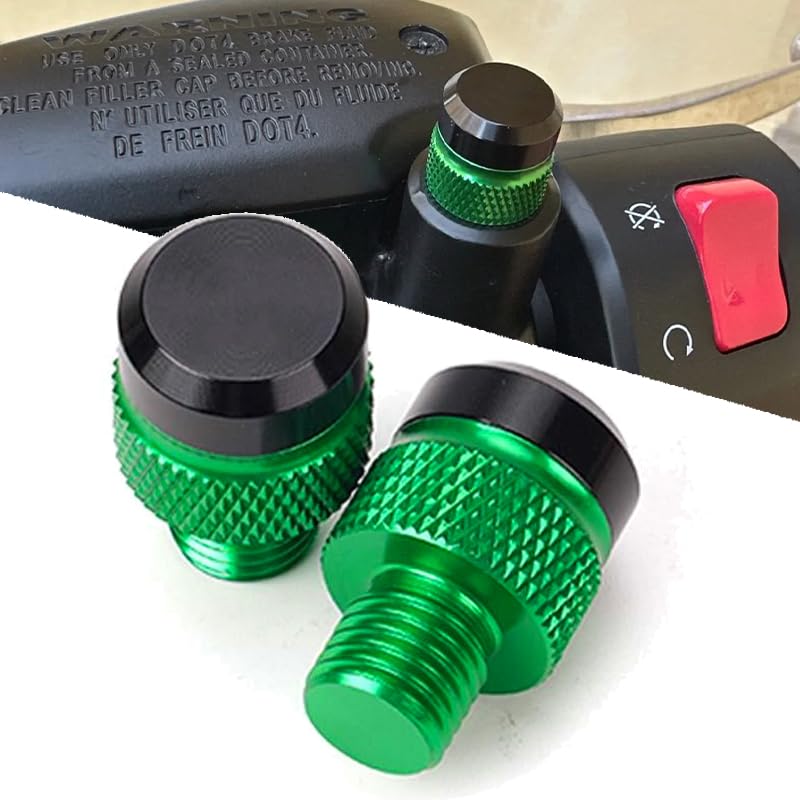 Paire M10*1.25mm Bouchon De Trou De Rétroviseur De Moto Accessoires