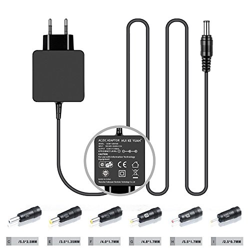 HKY Chargeur universel 12 V pour Thomson Neo 360X, Thomson Neo 14C-2BK32, Thomson SPNEO15C SP-NEO15C Neo 17, Jumper EZBOOK 3 Pro X3 X4 3S S4 V3 V4, Acer Iconia Tab A500 A501 A100 A200 A210 Tab W3-810