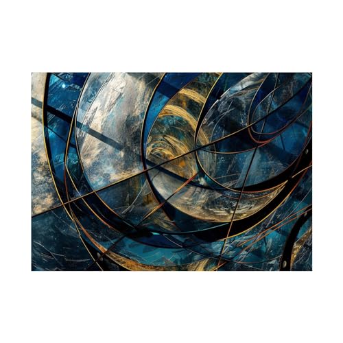 Peinture abstraite grand format pour habiller un grand mur vide de salon