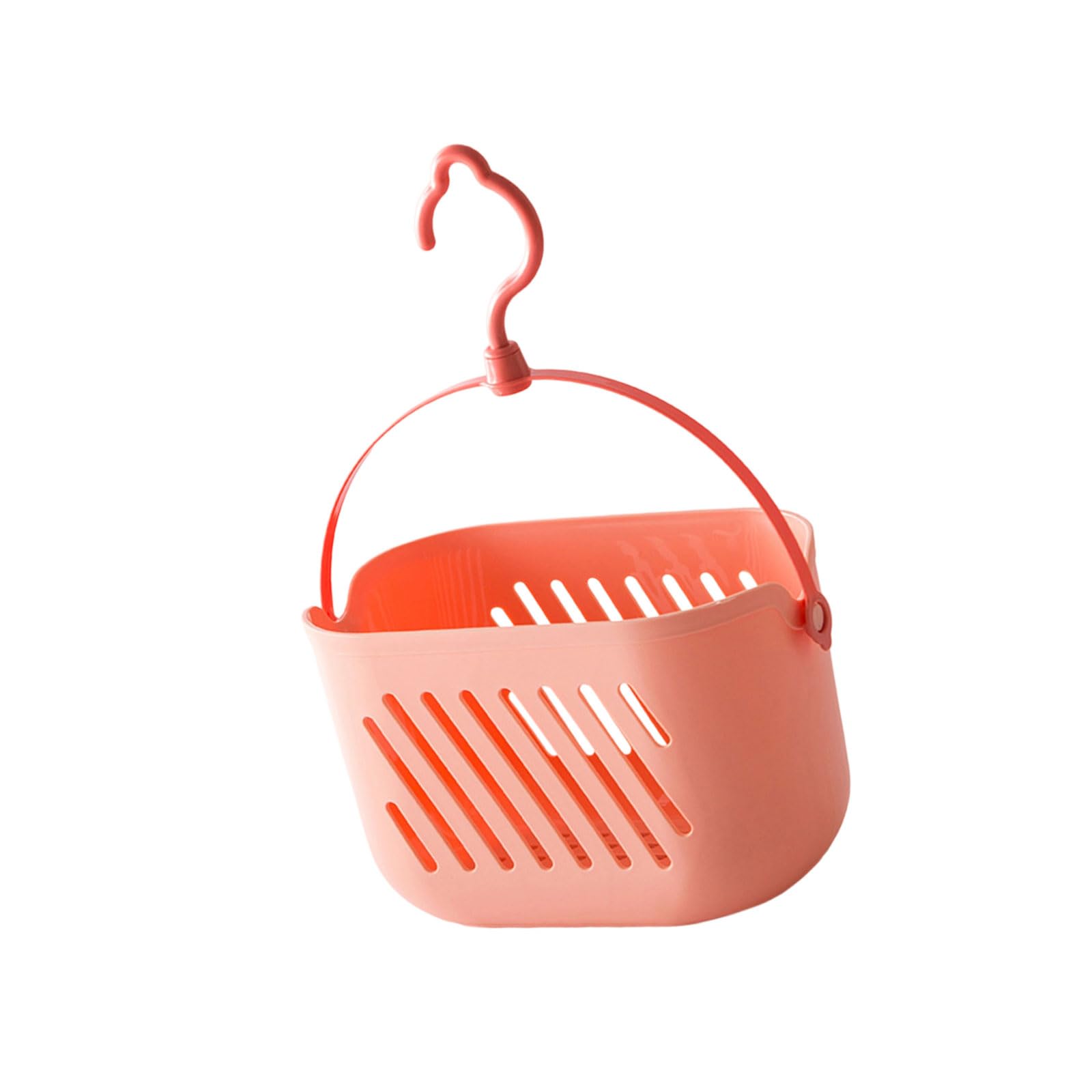 Mekalero Hanging Shower with Drainage Holes & Handle, Bathroom Storage Basket for Toiletries and Cosmetics Shower Shelf Organizers with Handle