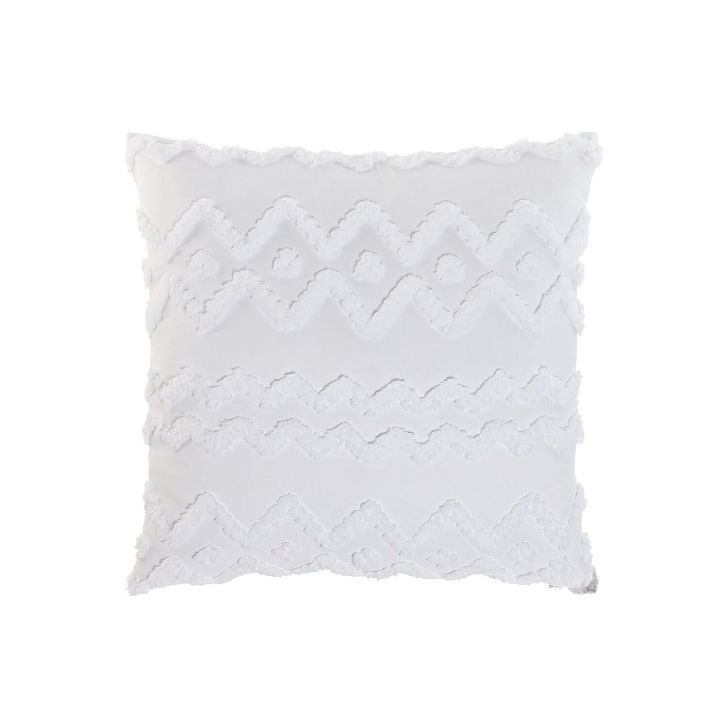 Coussin polyester 60x60 au gonflant durable blanc 700g moelleux