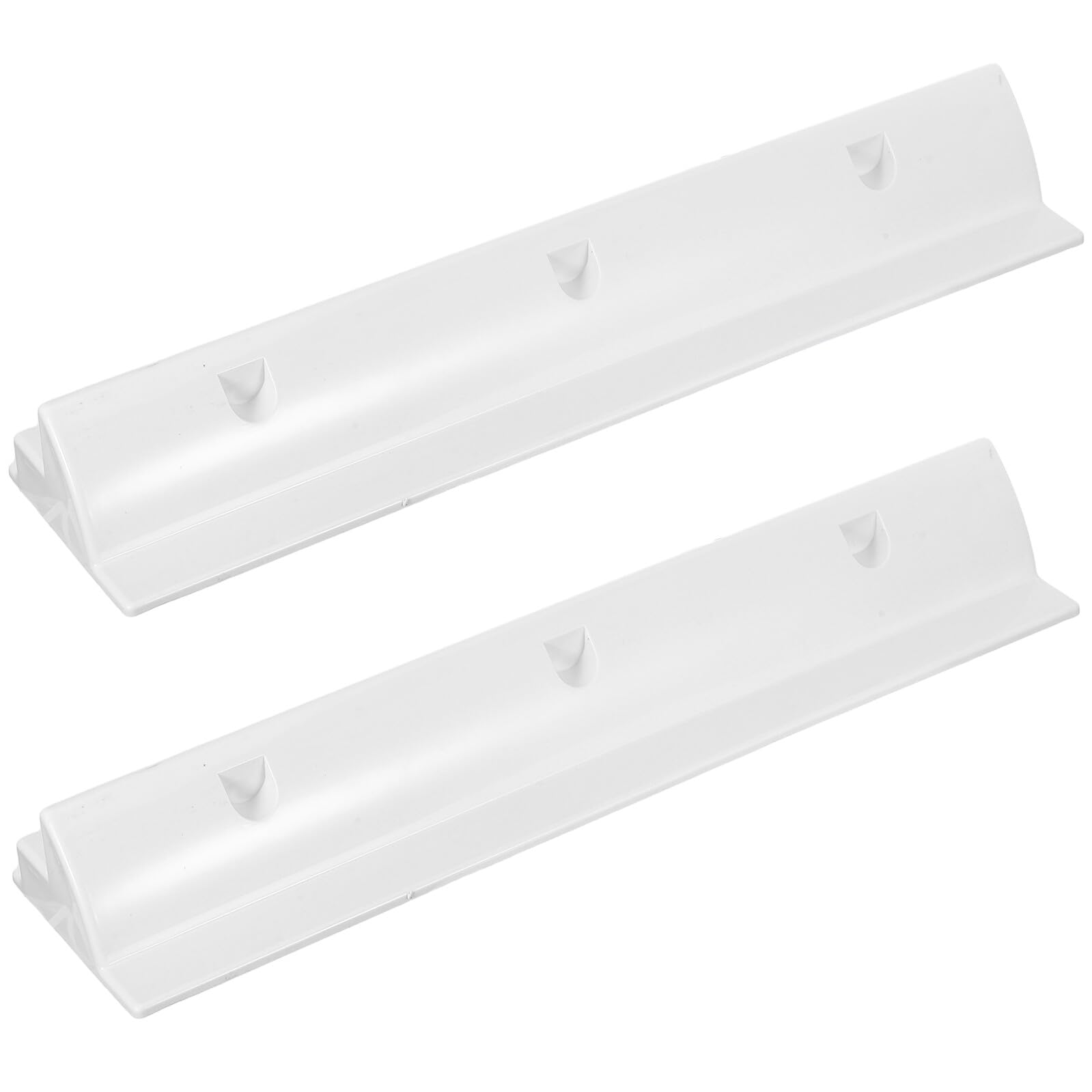 Hemobllo Soportes de Montaje para Paneles Solares Rv Portátiles de Abs, 460 Mm, Color Claro, 2 Piezas, Instalación en Techos, Paredes y Balcones para Caravanas, y Remolques