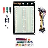 Makeronics Solderless 1660 Breadboard Super Kit - 1660 Tie-Points Experiment Plug-in Breadboard with...