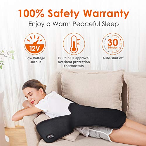 Heating Pad for Neck and Shoulders,Weighted Wearable Wrap Around