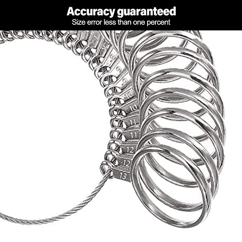 Metal Ring Sizer Measuring Tool Set, Us Ring Mandrel For Ring Making And Finger Measuring, Three Ways To Quickly Find The Right Size (4Pcs) #TOP2
