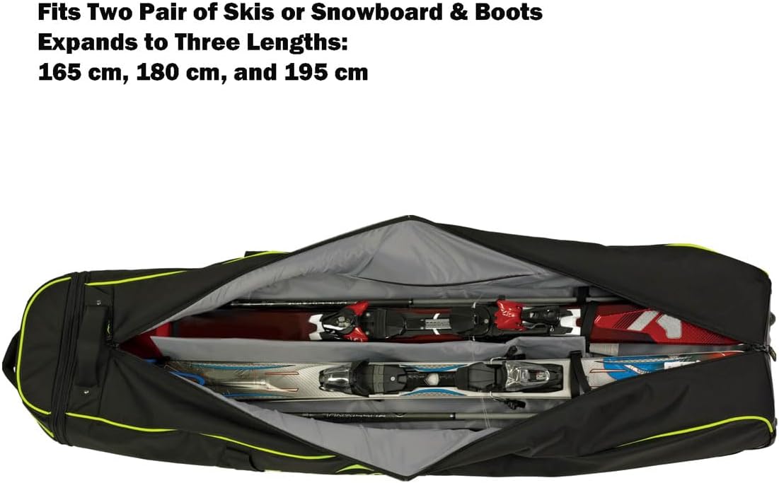 TRANSPACK SKI VAULT PRO Unisex Padded Straps Heavy-Duty Water-Resistant Boot & Ski Bag