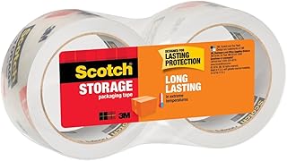 Scotch Storage Packaging Tape, 1.88 in 54.6 yd (48 mm x 50 m)