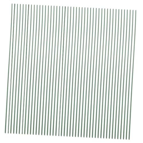 Cabilock 100pcs Wire Flower Pole DIY Flower Tower Stems Artificial Tulip Wire Stems Floristry Supplies 30cm Long