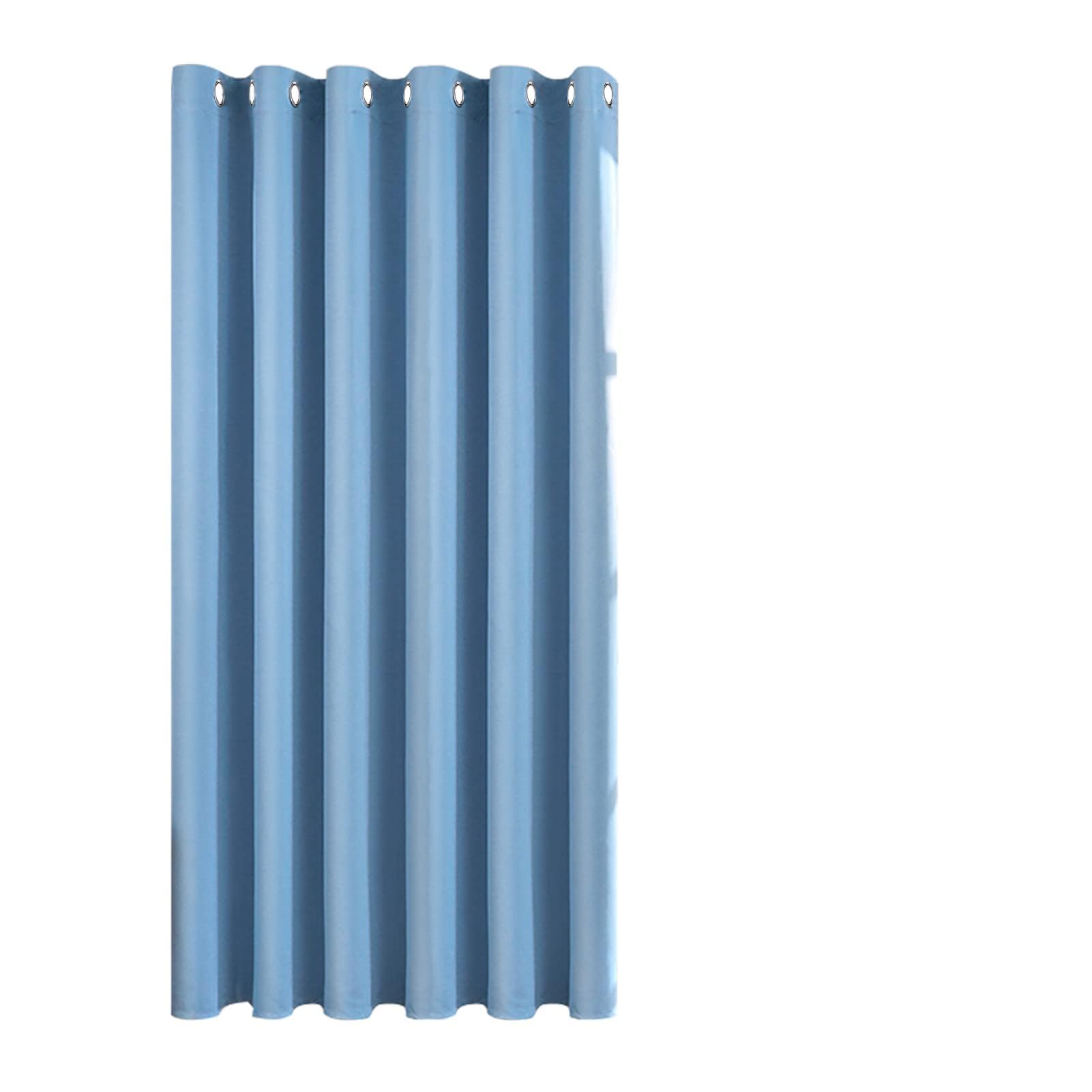 MRTREES Blue Blackout Curtain 84 Inch Drop