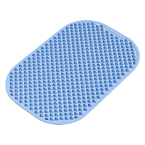 Tappetino per massaggio ai piedi, tappetino portatile per riflessologia con nodi di agopressione, per affaticamento da stress, uso esterno e bagno, relax yoga, 51 x 39 x 2,5 cm