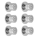 6er Set Seitenbrausen-Set Massagedüse mit Antikalkdüsen / Wanddüse aus Messing verchromt