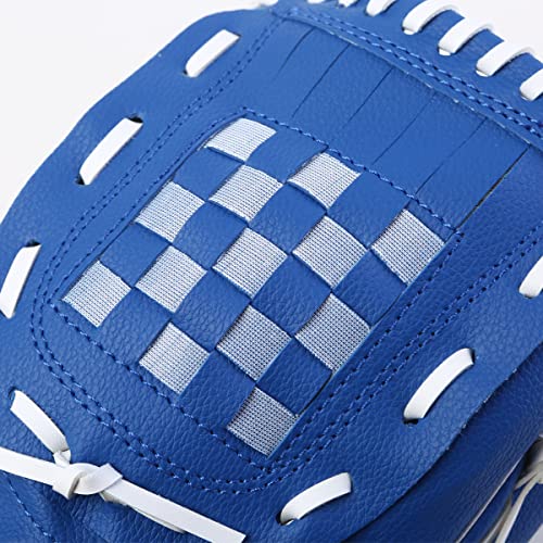 Baseball Glove,Baseball Softball Mitt with Ball for Kids Youth Adults Training and Beginner,Right Hand Throw,Left Hand Glove (Sky Blue, 12.5in)