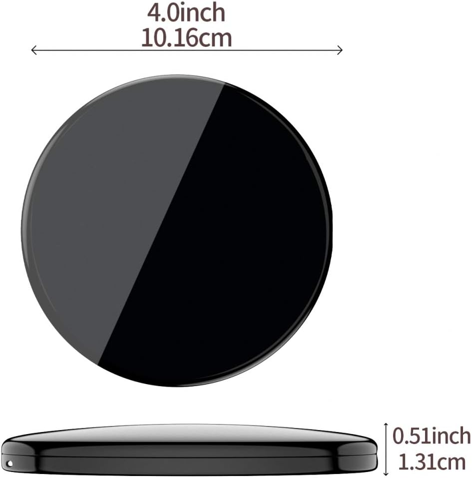 Gospire 4" Ultra-Thin Pocket 1X/10X Makeup Mirror for Travel