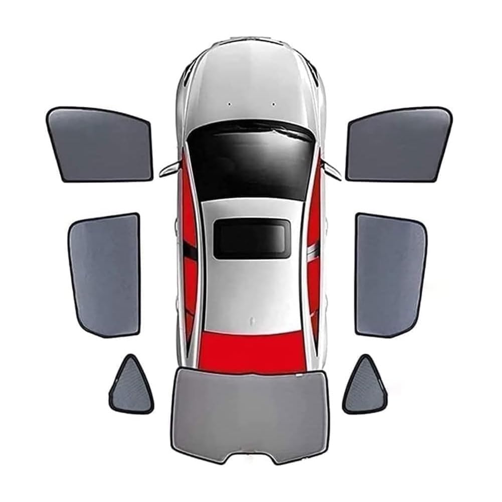 Tendine Parasole Auto per Mitsubishi ROMMY 2019, Bambini Tenda Parasole Traspirante Privacy Finestrini Laterali Tende Oscuranti, 7pcs Wholecar