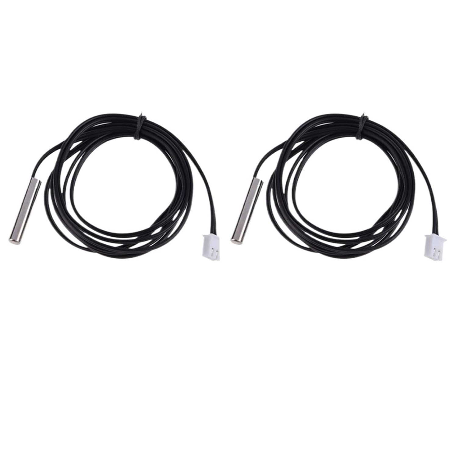 1pcs 1M Temperature Sensor Probe High Accuracy Water-Resistant 10K/B3435 Thermistor Wire Cable Temperature Probe Thermistor Wire(2M)