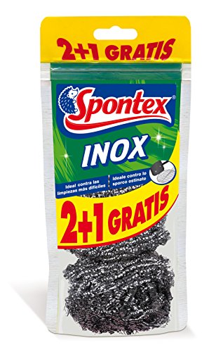 Spontex Pagliette Inox inox 2 + 1 - Confezione di