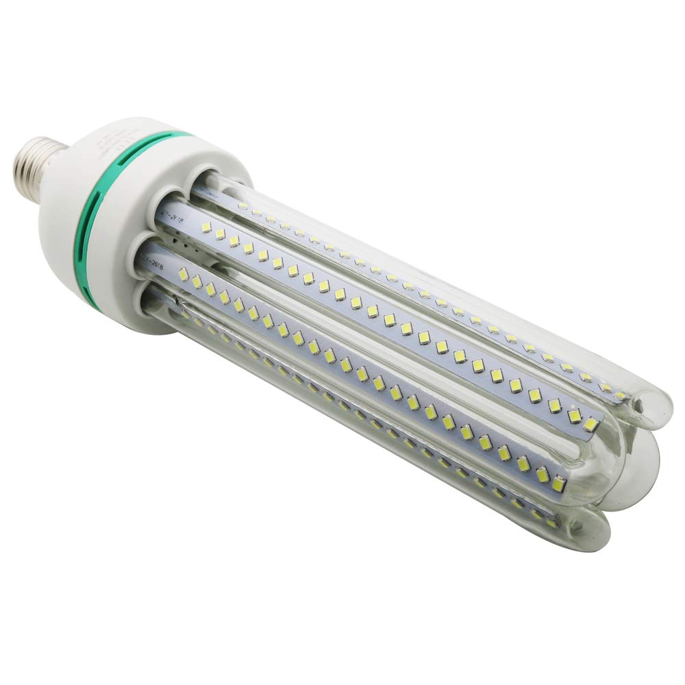 Lot de 5 ampoules LED B5 T3 4U de 36W, culot E27, 3000 lumens et lumière blanche (6000K) (36)