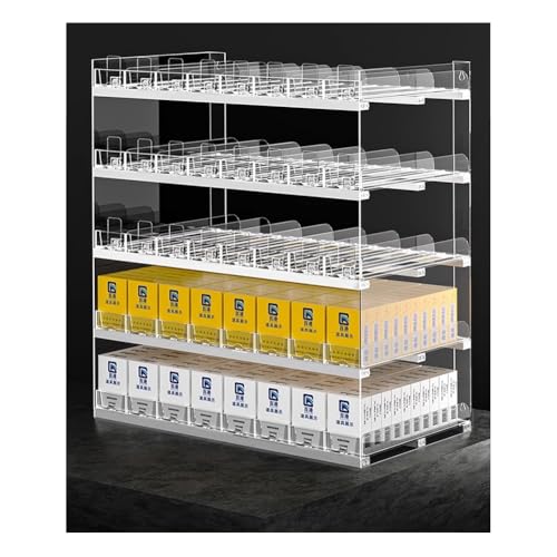 Expositor de cigarrillos para supermercados y estancos con gestión de mostrador
