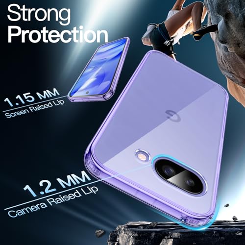 Image of JETech Case for Google Pixel 9a, Anti-Yellowing, Iris