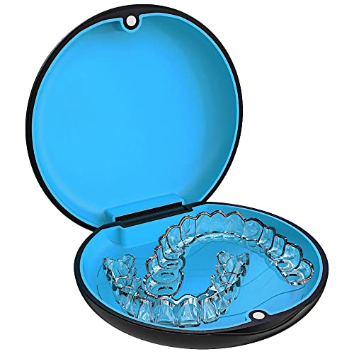 Argomax - Upgrated Retainer Mouth Guards Travel Case Silicone Protection Inside #TOP1