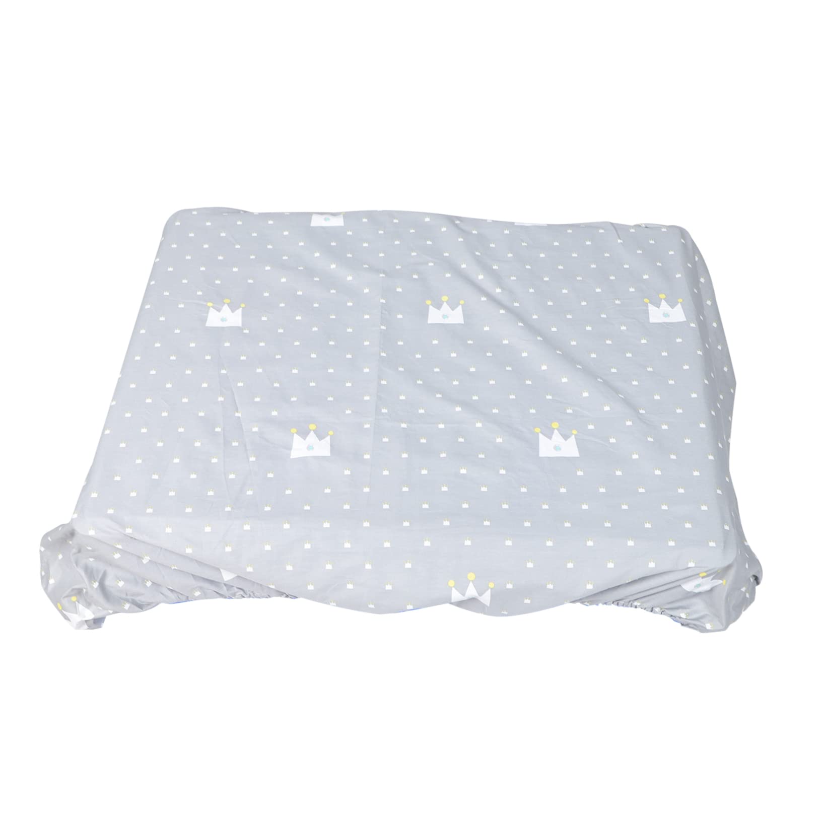 Couverture de lit pour garçon et fille motif couronne Cabilock