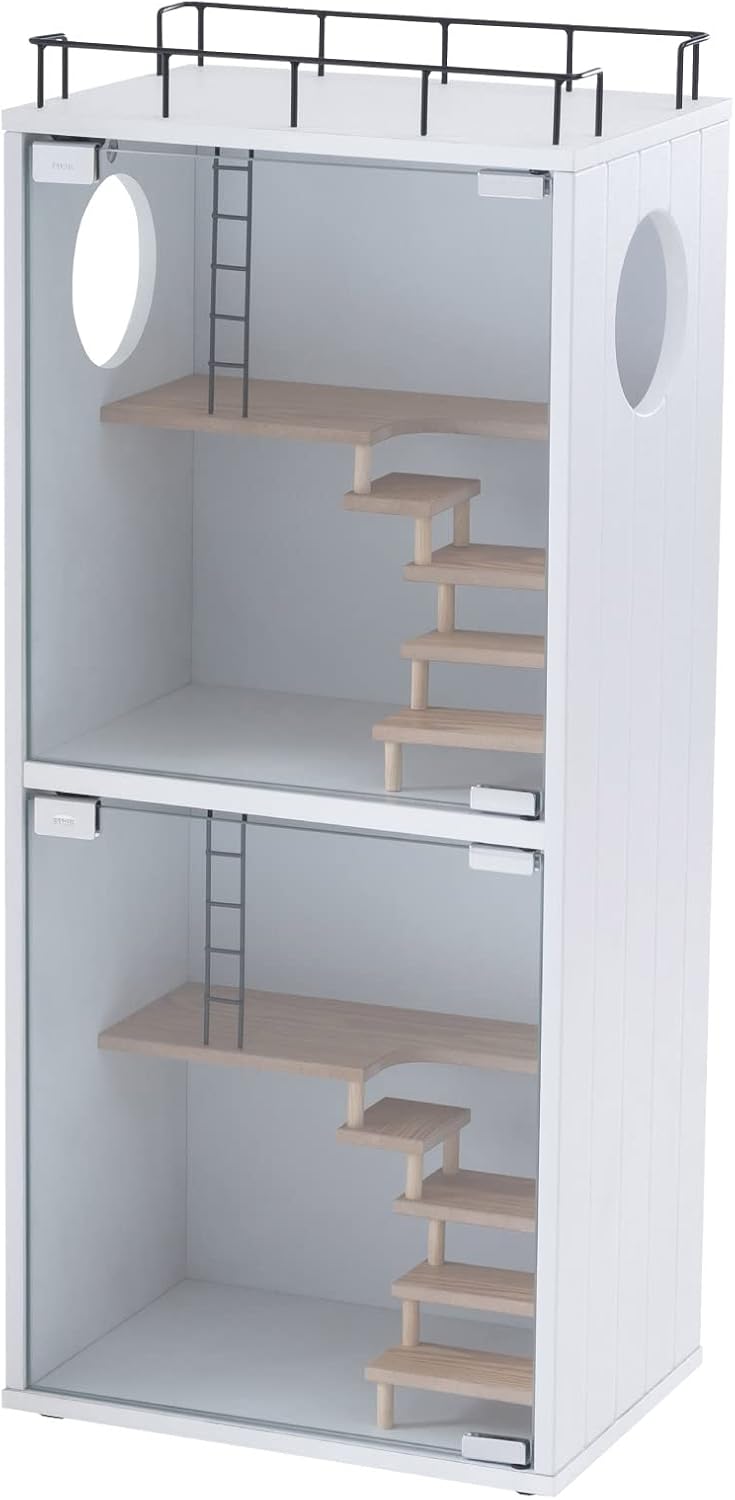 パレットライフ 2階建て フィギュアケース ハウスタイプ 北欧風 2段