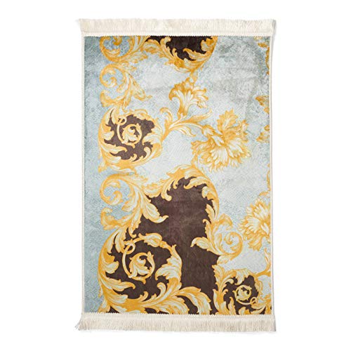 ESSENZA Teppich Grazie Ornamente Polyester Mischung Agave, 60x90 cm