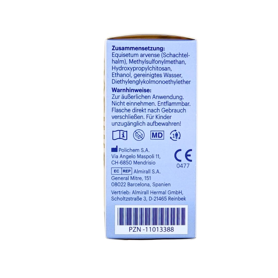 Sililevo Hydrolack 1x 6,6 ml I Aufbau und Kräftigung geschädigter Nägel I Medizinischer Nagelstärker I Nagelspliss, Nagelbruch, Nagelpsoriasis I Spar-Set plus Pharma Perle