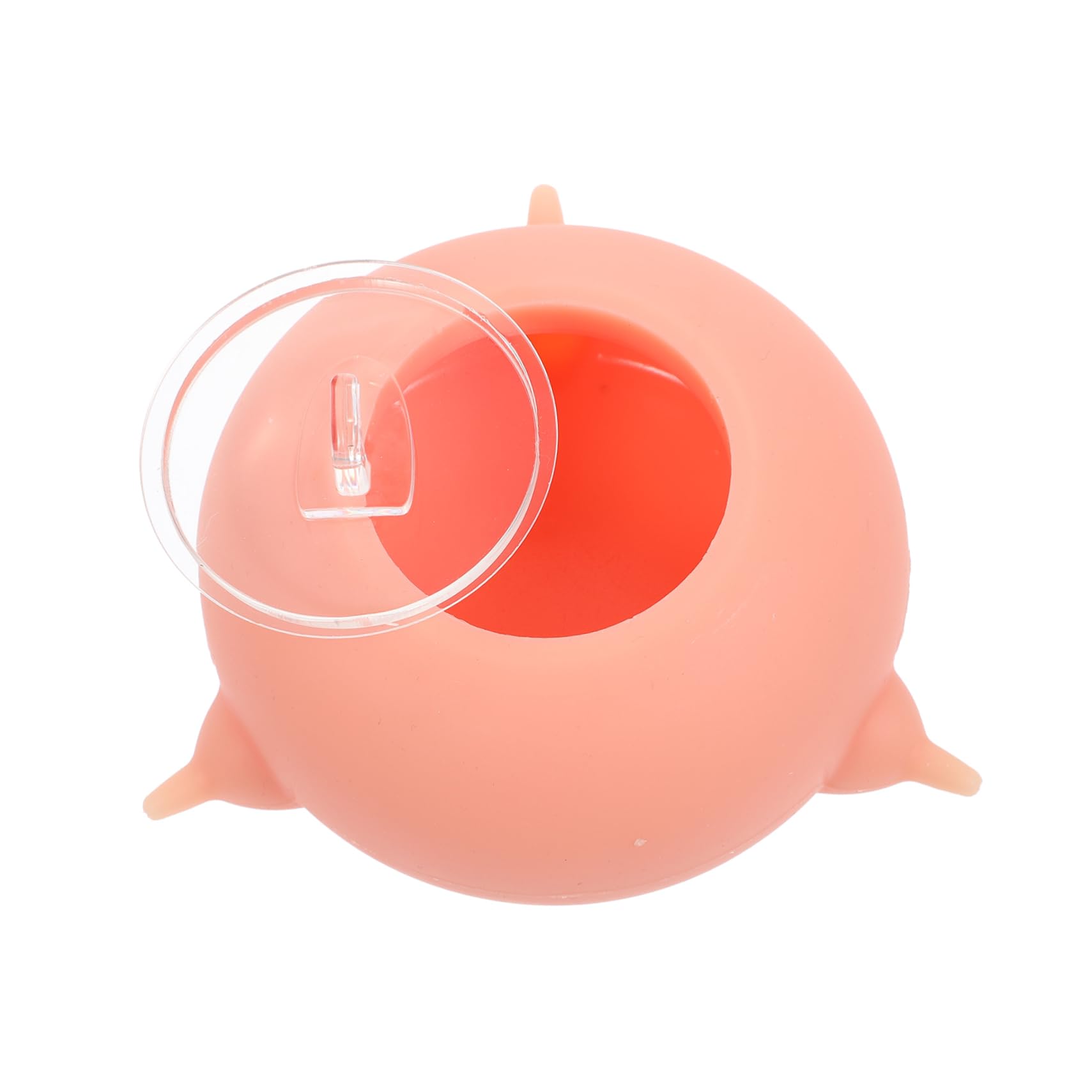 HEMOTON Biberon di Piccoli Animali Domestici per L'addestramento in Silicone Rosa Resistente ad Alte Temperature, Facile da Conservare per Cuccioli e Gattini